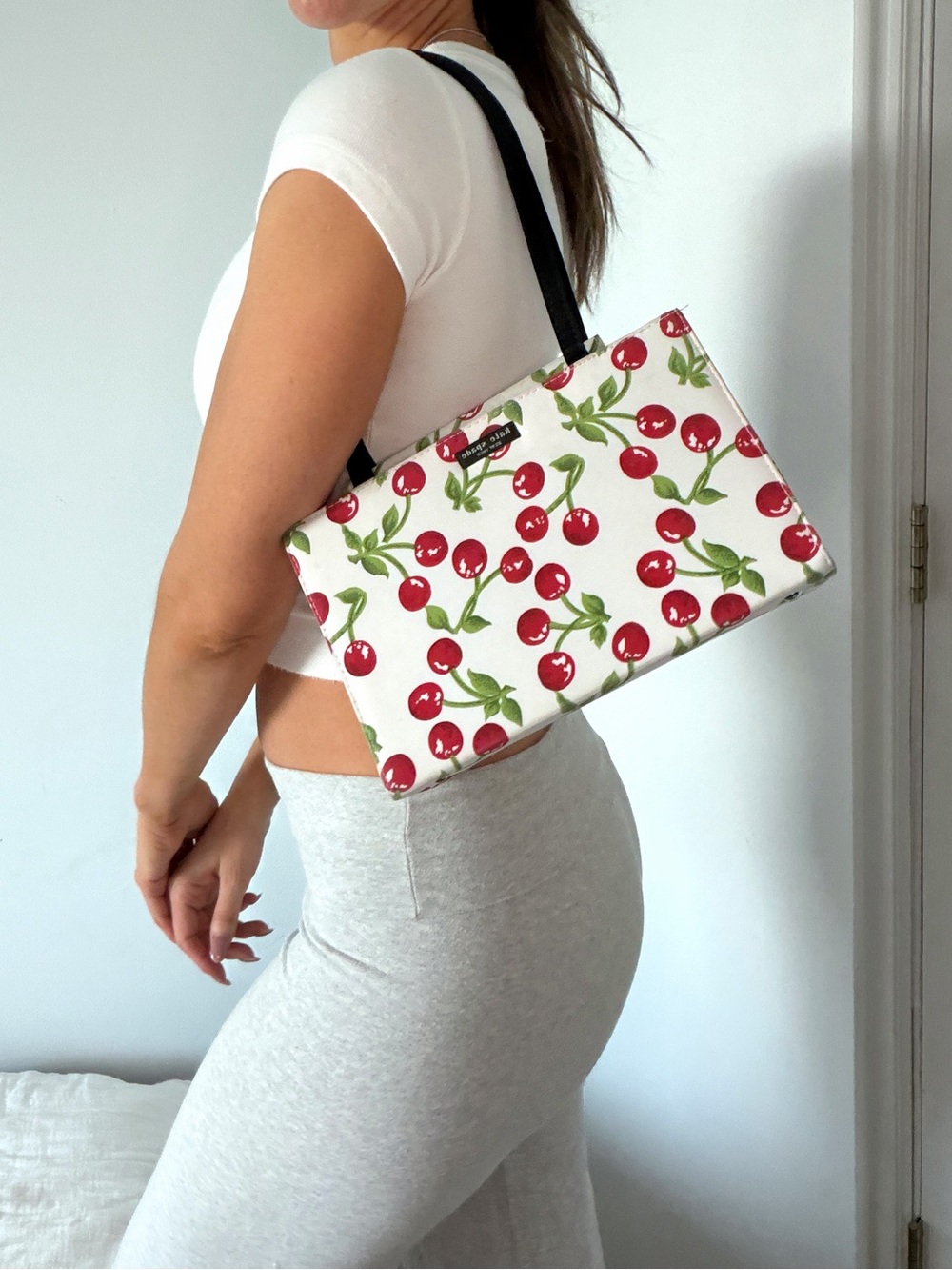 Vintage Kate Spade Cherry Print Tote Bag - Picture 9 of 9